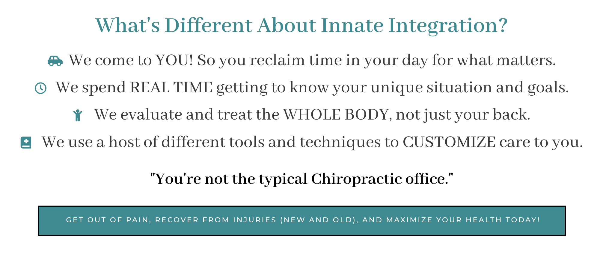 What's Different About Innate Integration